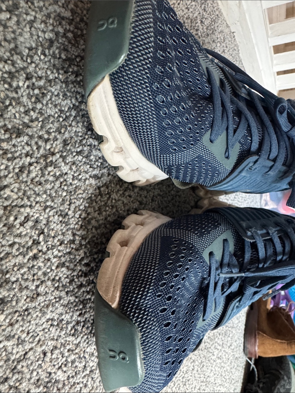 On Running Men's Blue Athletic Running Shoes - Picture 4 of 6